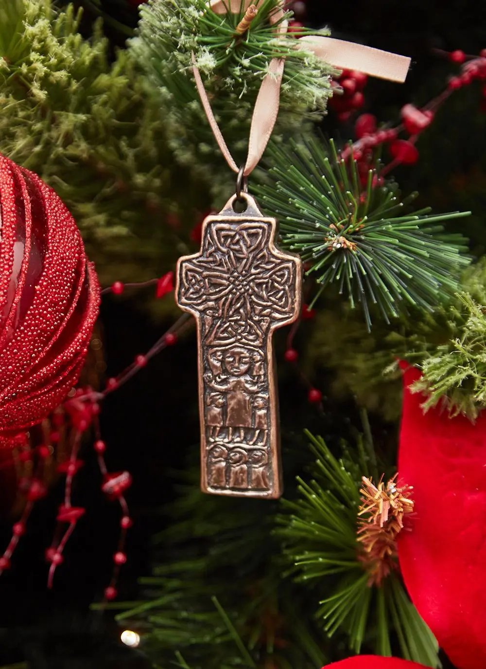 St. Patrick's Cross Bronze Ornament
